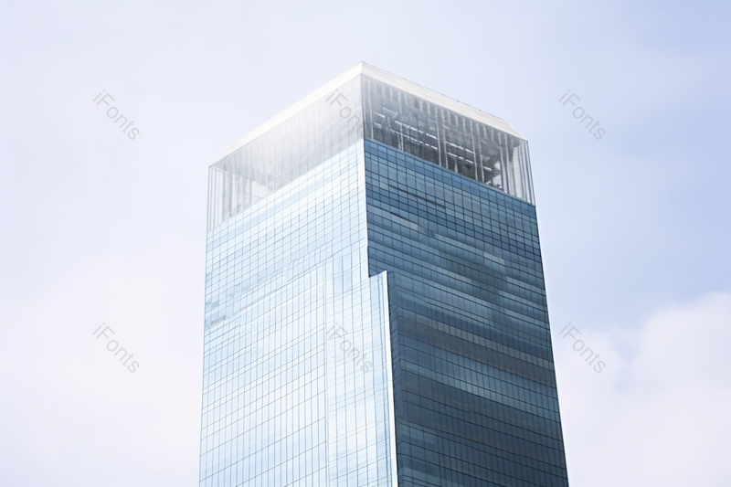 蓝天白云实拍商业大厦摄影图,高清,摄影图,摄影图片,图片大全,摄影图免费下载